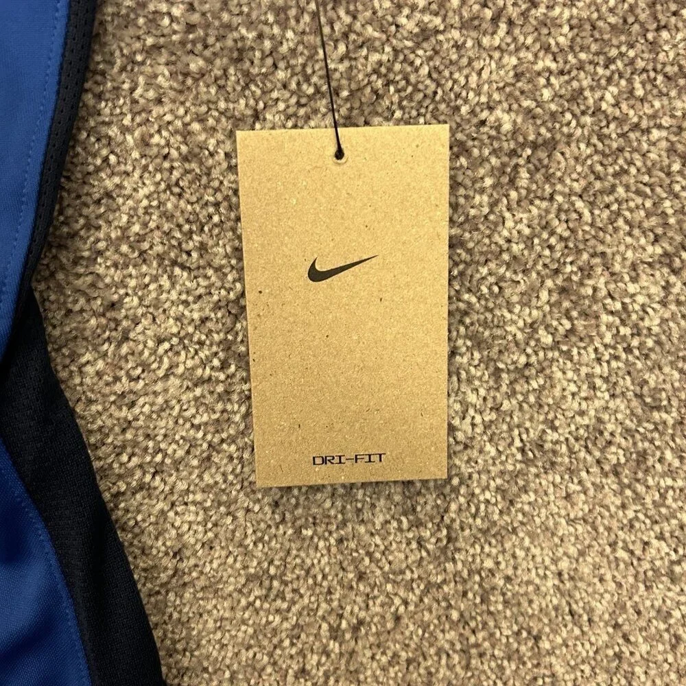Nike Soccer Jersey Top Short Sleeves Blue Women's Dri-Fit Size XL - NWT$50